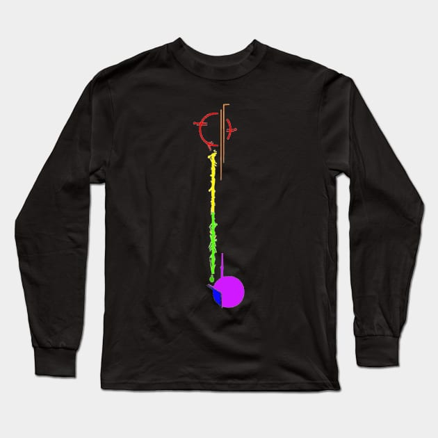 Rainbow Lexa Back Tattoo - LGTBQ+ Long Sleeve T-Shirt by tziggles